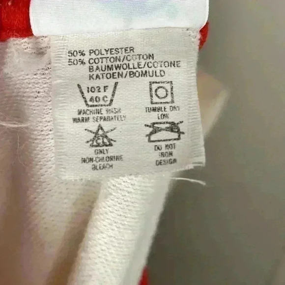 Champion OSU Ohio State Vintage Polo Red White Buckeyes Bucks OH-IO Sz Large - Picture 6 of 6